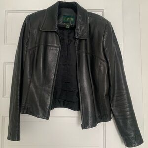 Danier Black Leather Jacket